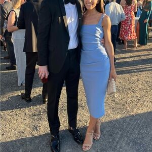 Bec & Bridge KARINA TUCK MIDI DRESS